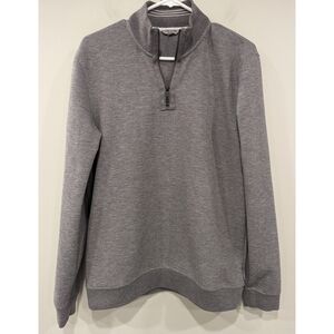 Ted Baker Grey Quarter Zip Pullover Size Medium